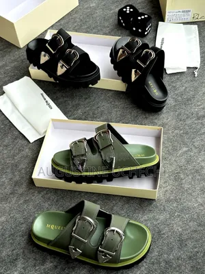 Step Into Luxury: The Alexander McQueen Contrast-Sole Sandal