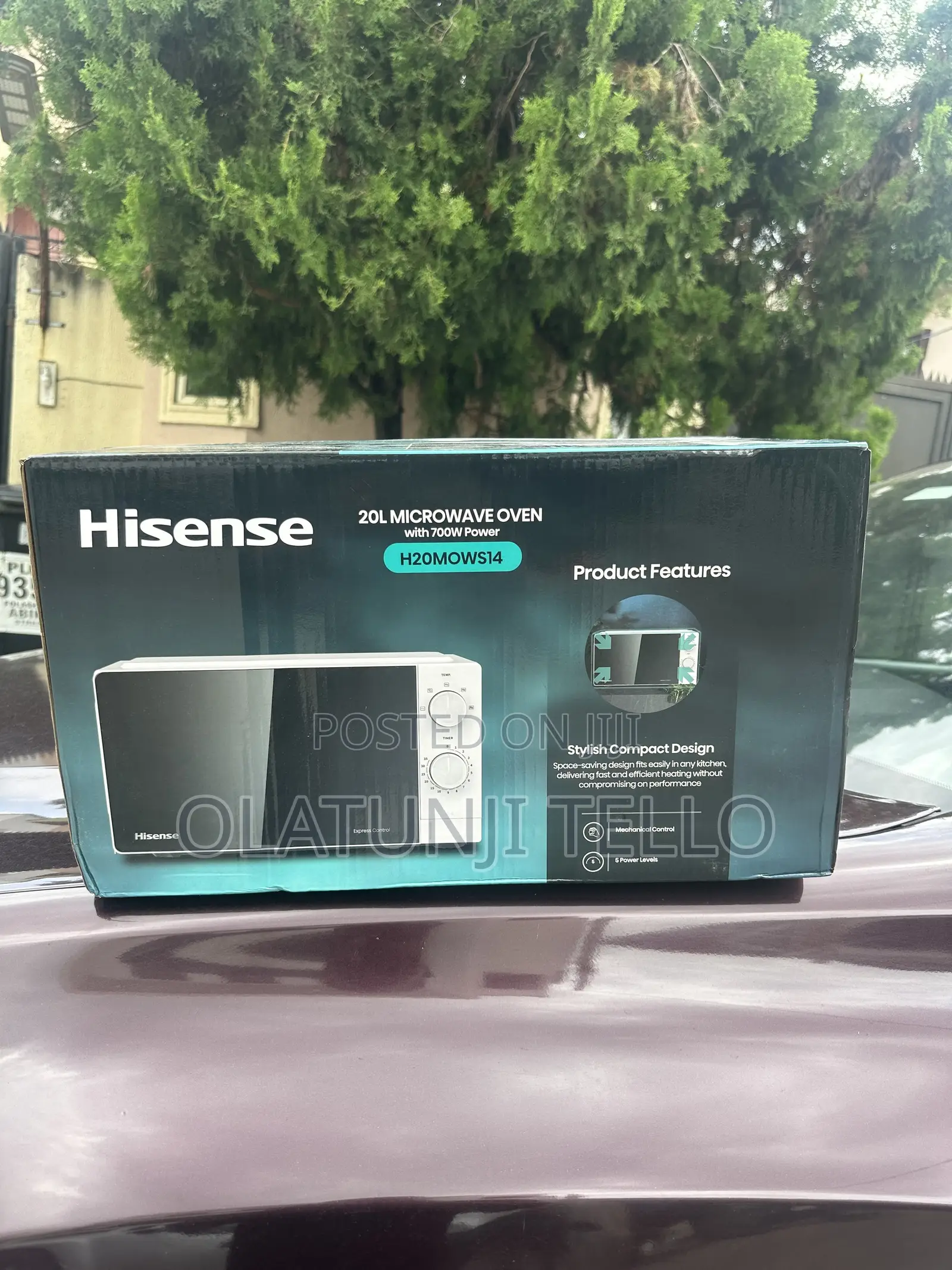 Brand New Hisense 20L Microwave Oven. Slightly Negotiable
