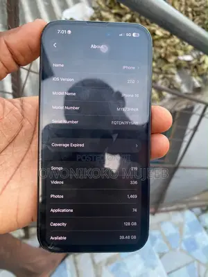 Apple iPhone 16 128 GB Black