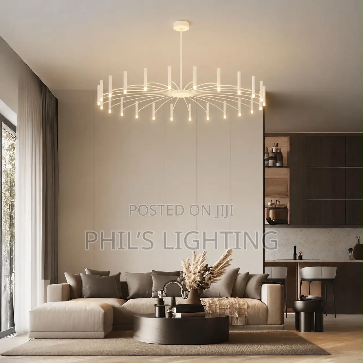 Nordic Sputnik Firework Chandelier LED