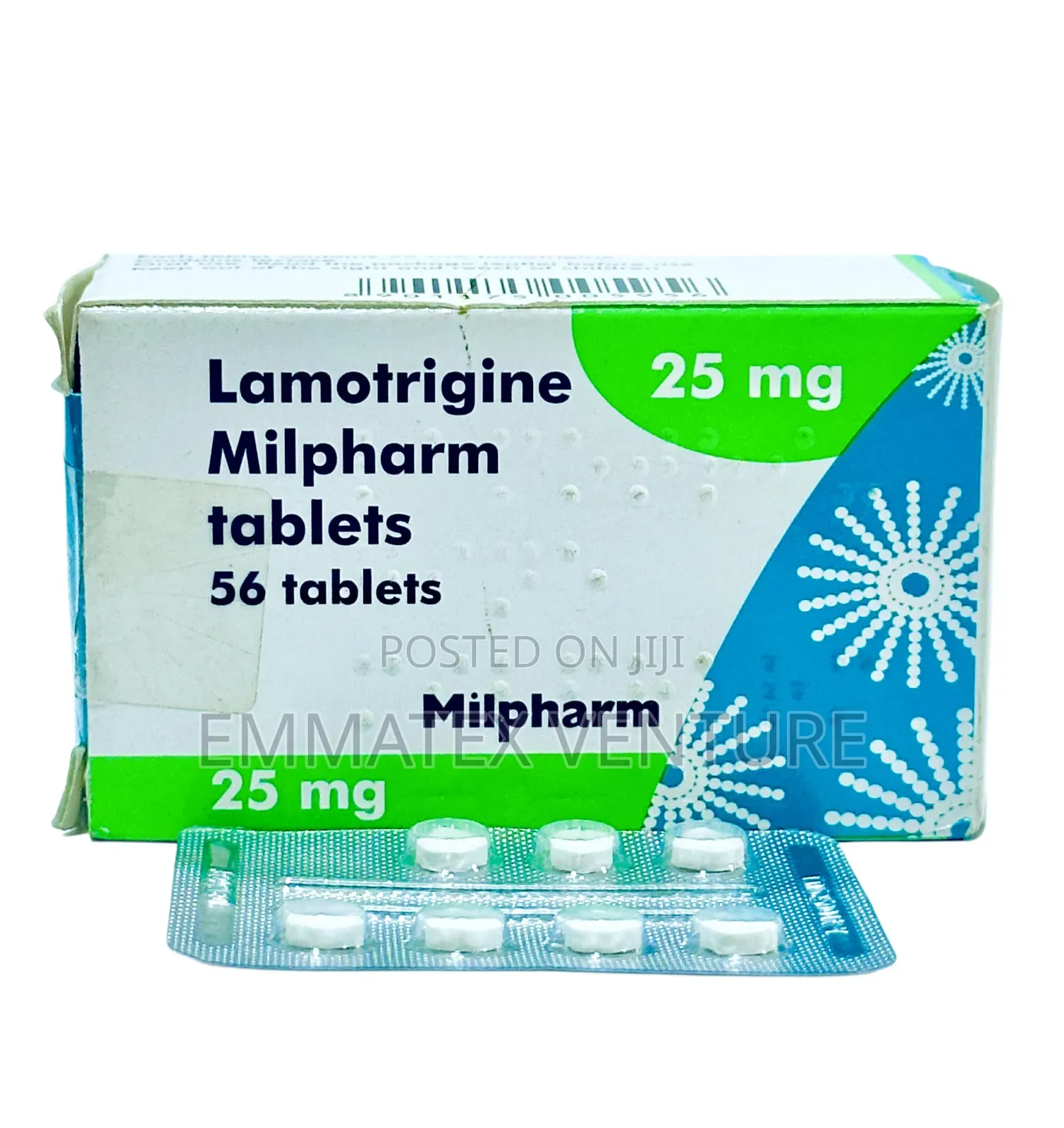 Milpharm Lamotrigine 25mg Tablet X56