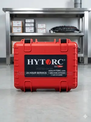 Red Hytorc Branded Professional Hard-Shell Tool Case