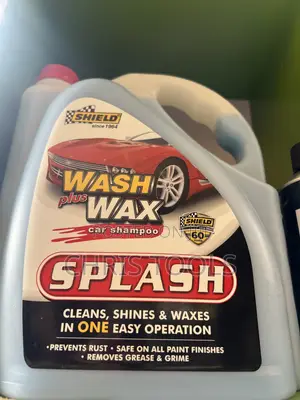 Shield Wash Plus Wax Car Shampoo Splash