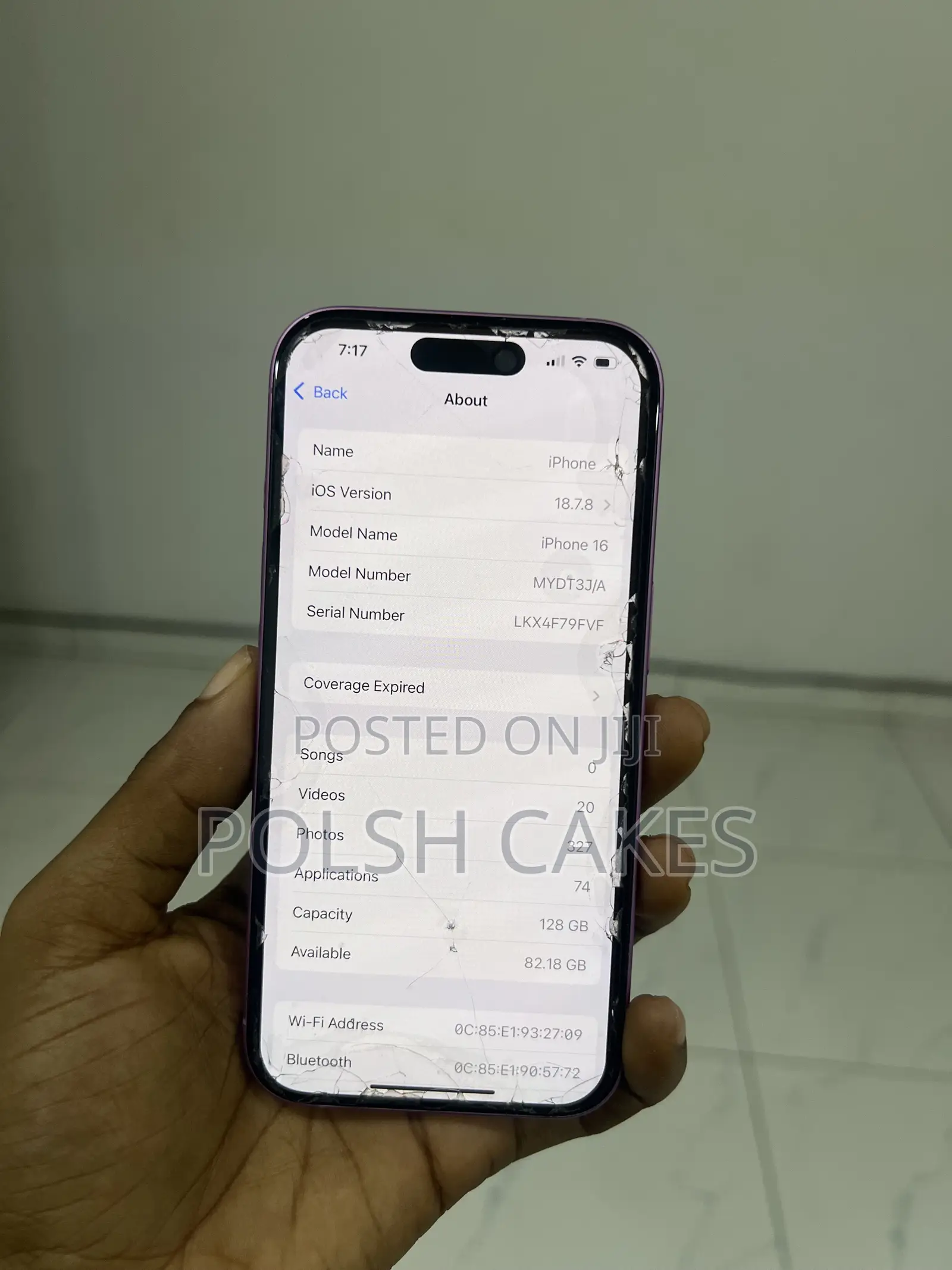 Apple iPhone 16 128 GB Pink