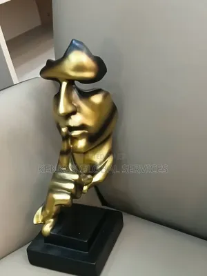 Modern Abstract Thinker Sculpture