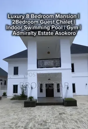 Furnished 8bdrm Mansion in Asokoro for sale