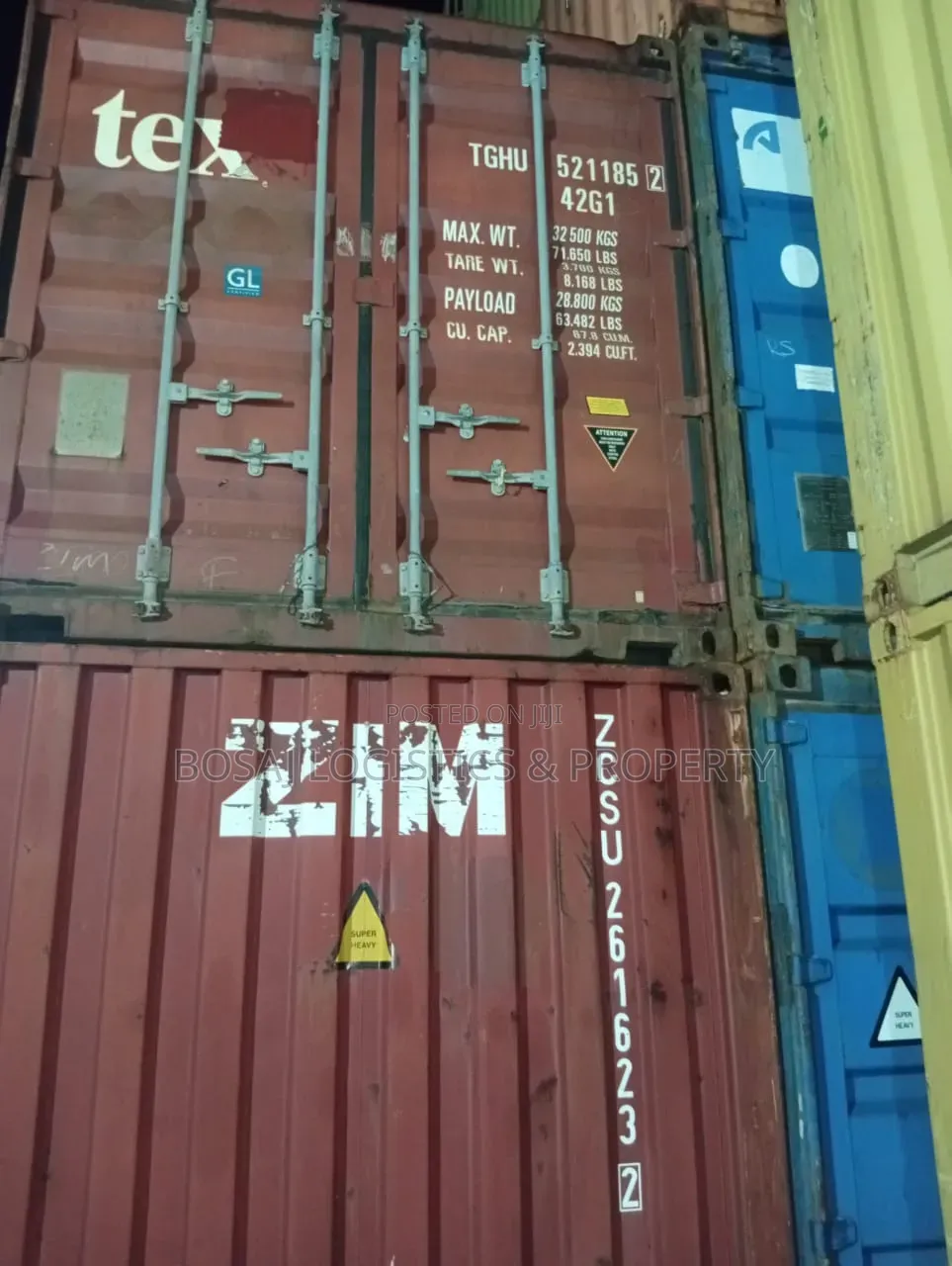 40ft Dry Container (Standard)
