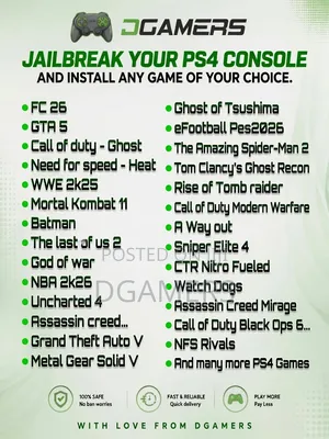Install Games on Playstation 3 and Playstation 4