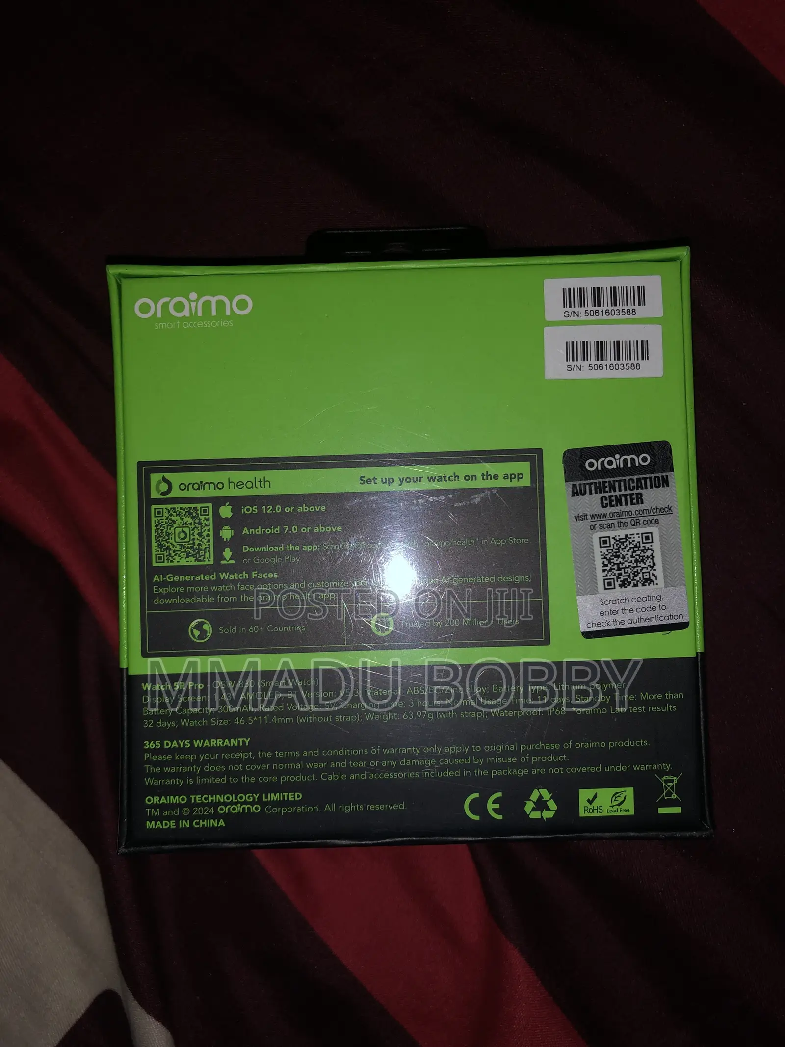 Oraimo Smart Watch