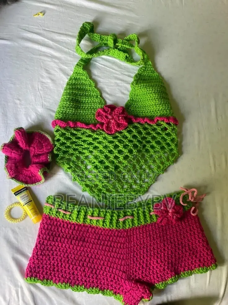 Handmade Crochet Two-Piece Set