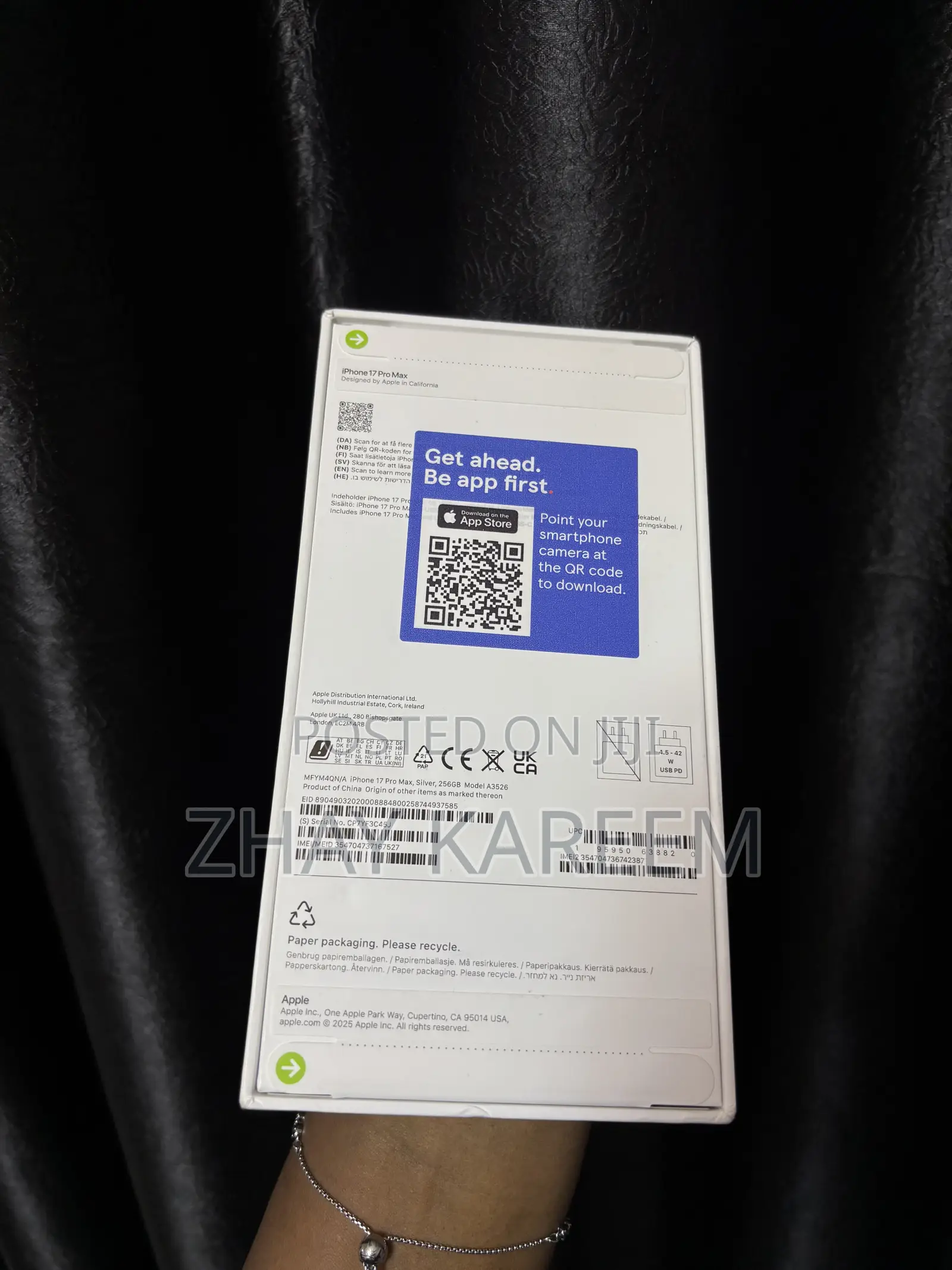 New Apple iPhone 17 Pro Max 256 GB Silver