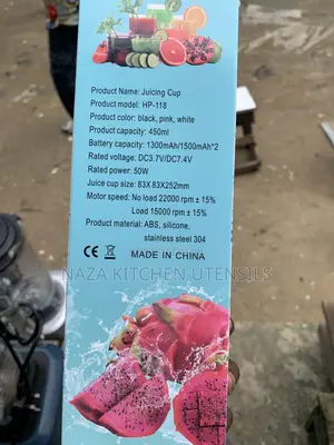 Rechargeable Juicer Blender