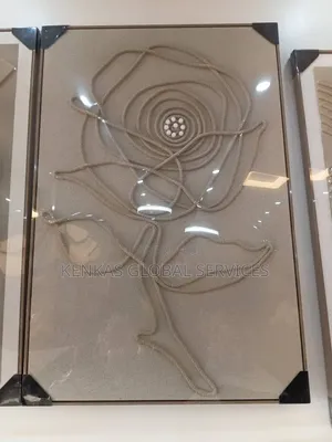 Modern Abstract Rope Flower Wall Mart
