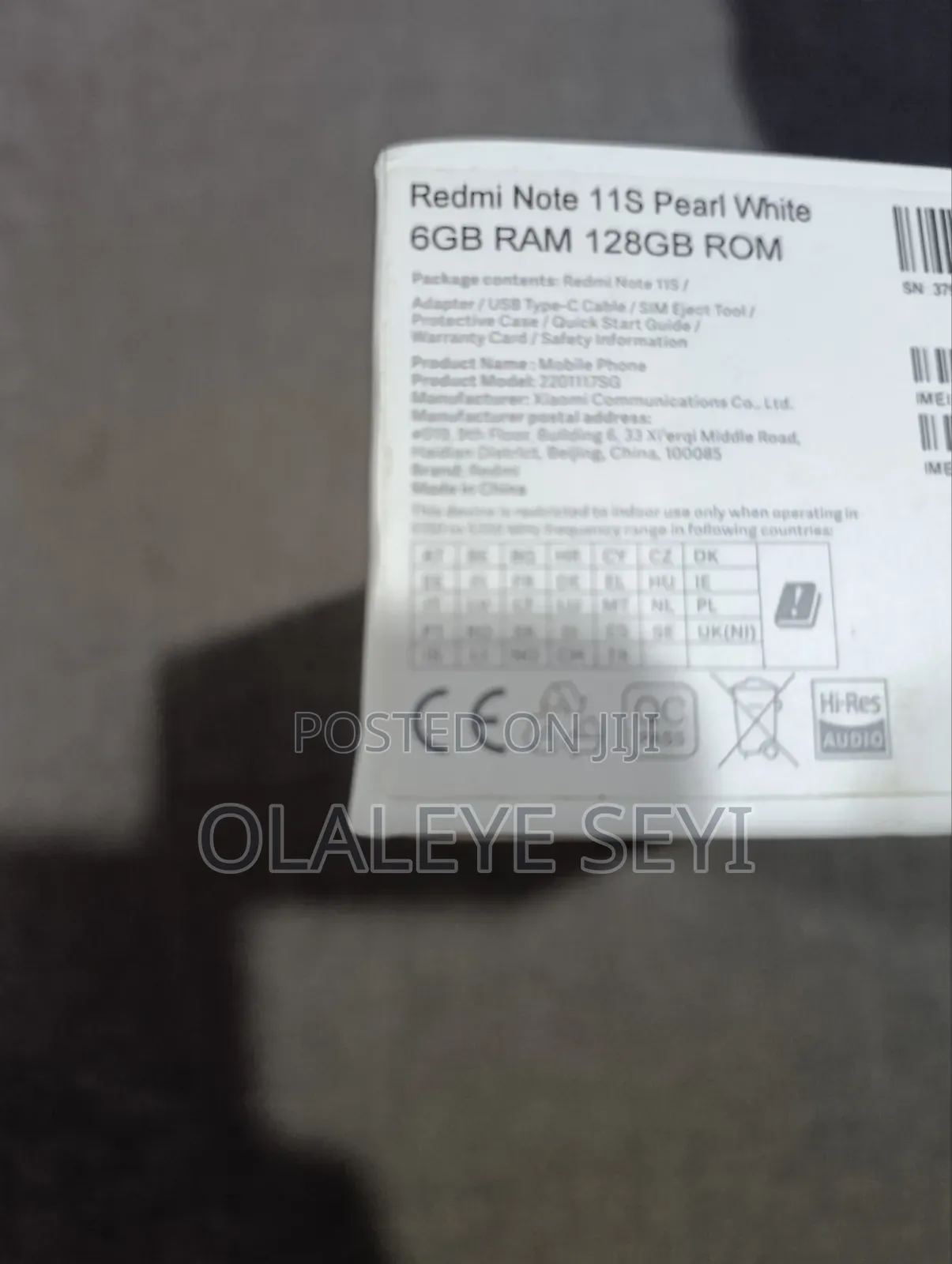 Xiaomi Redmi Note 11S 128 GB Blue