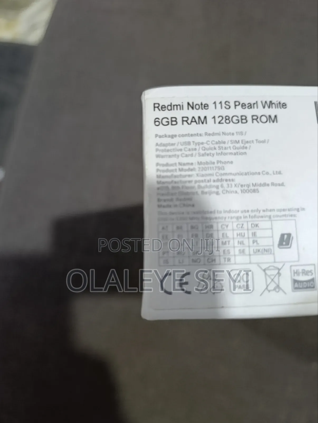 Xiaomi Redmi Note 11S 128 GB Blue