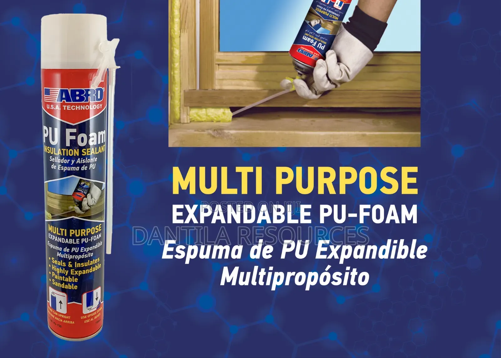 Multipurpose Purpose Expandable Pu-Foam