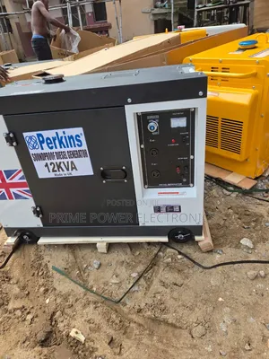Heavy-Duty 12kVA Perkins Soundproof Generator – 100% Copper