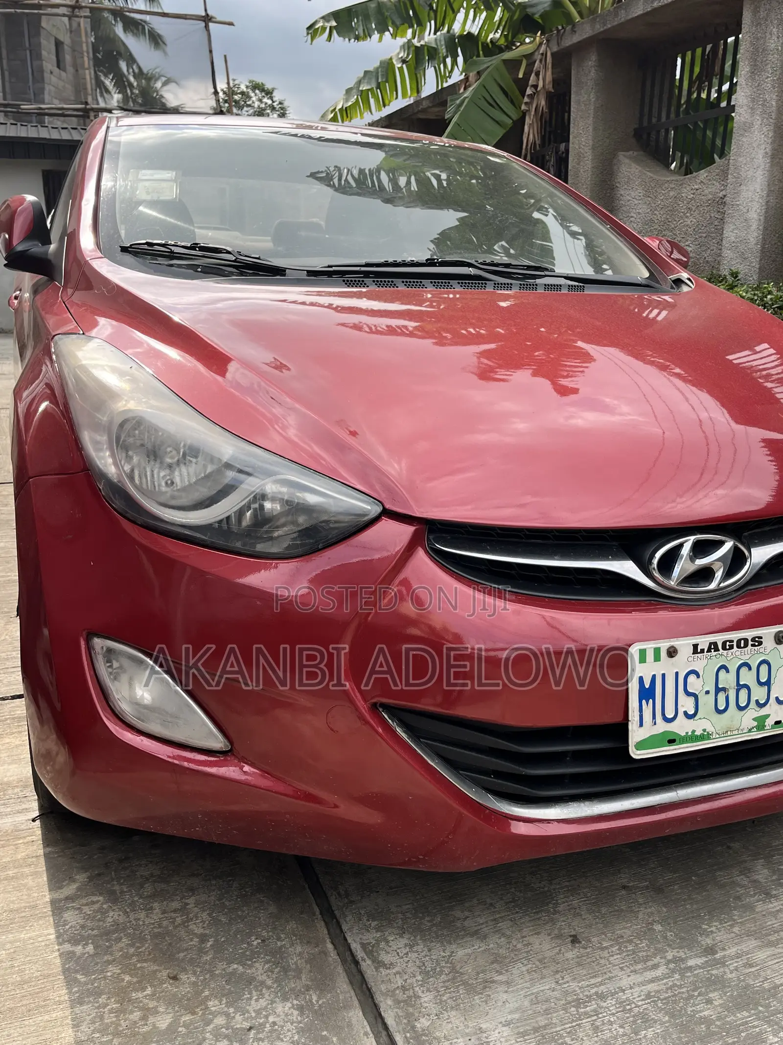 Hyundai Elantra 2013 Red