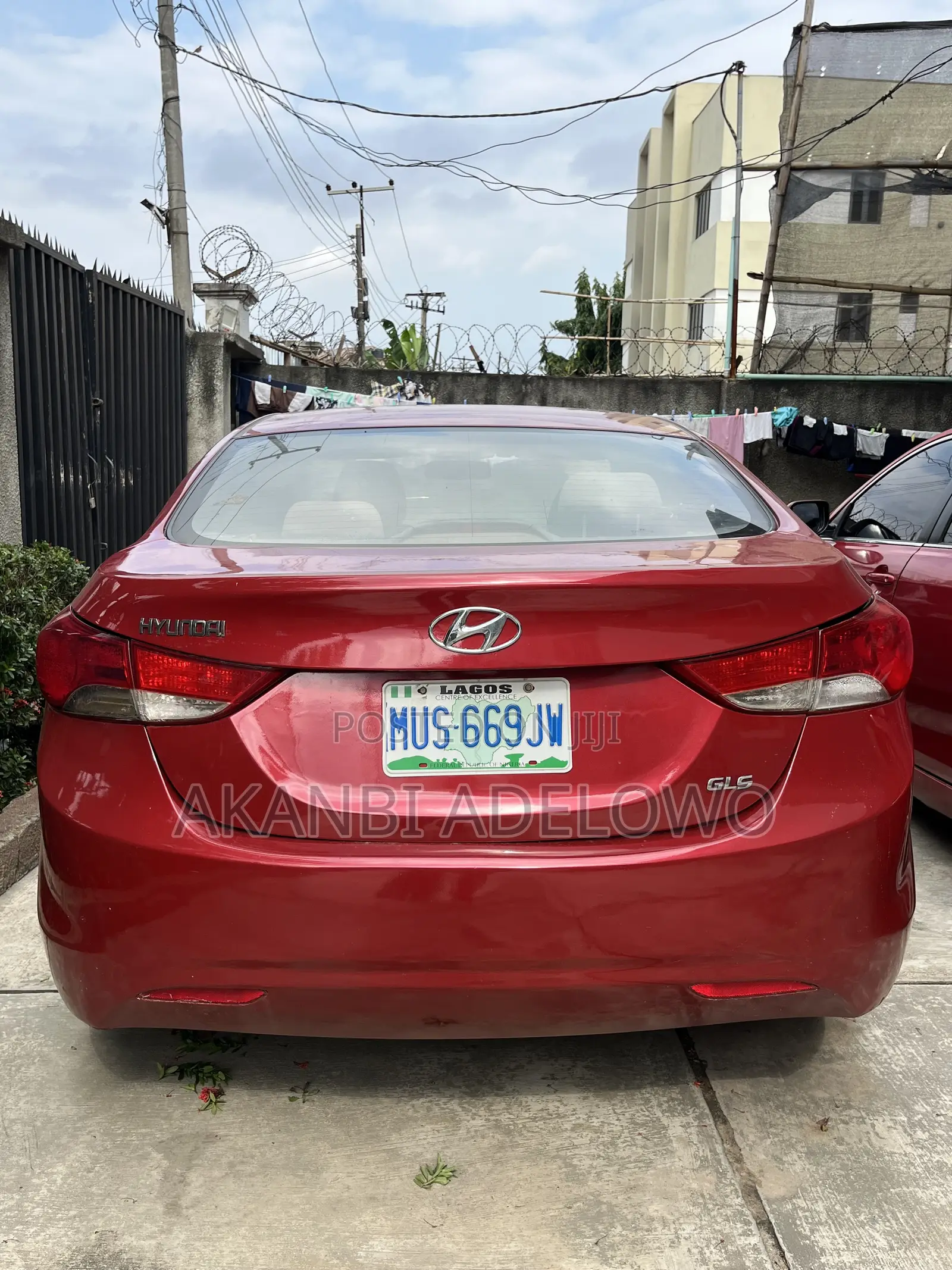 Hyundai Elantra 2013 Red