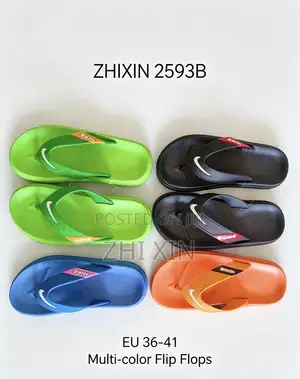 ZHIXIN 2593B Multi-Color Flip Flops Wholesale