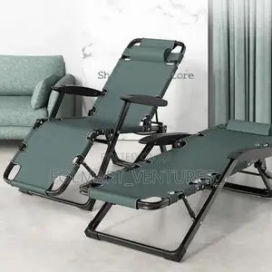 Foldable Zeeo Gravity Reclining Camp Chair/Bed
