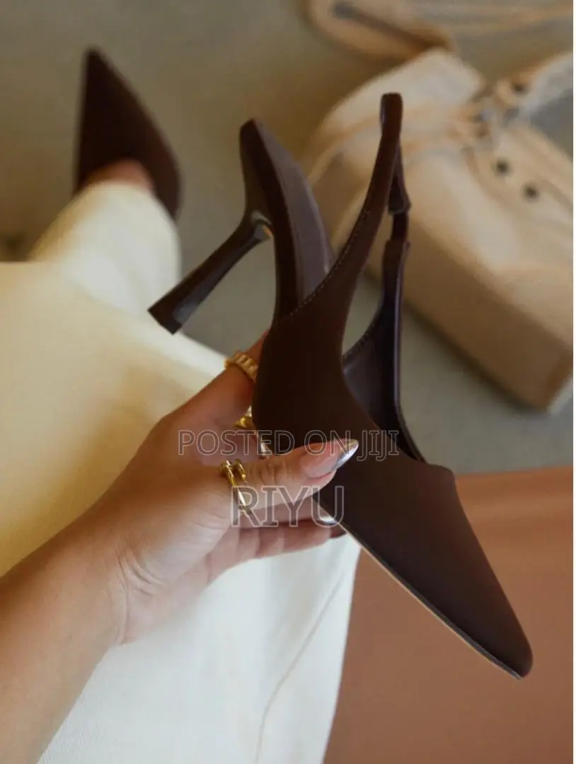 Slingback Pointed Toe Heels