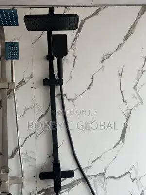 Black Square Shower