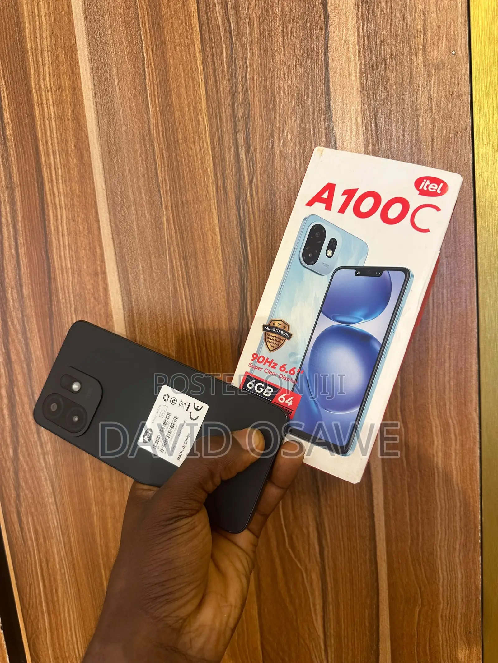 New Itel A100C 64 GB Black