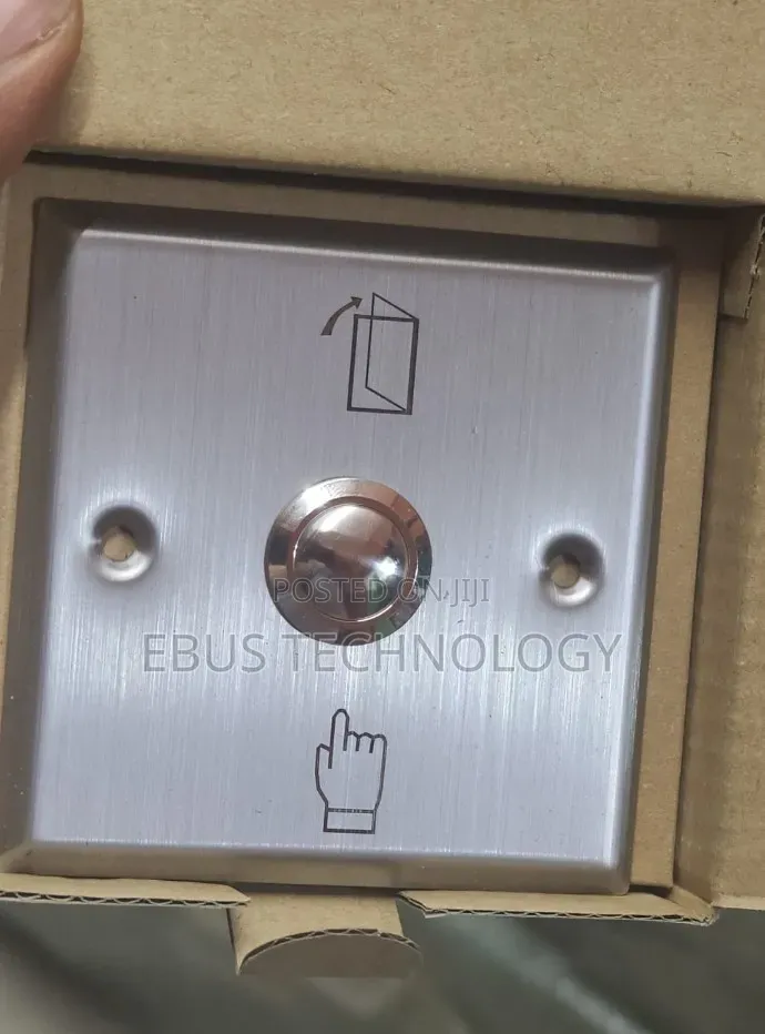 Stainless Steel Exit Button