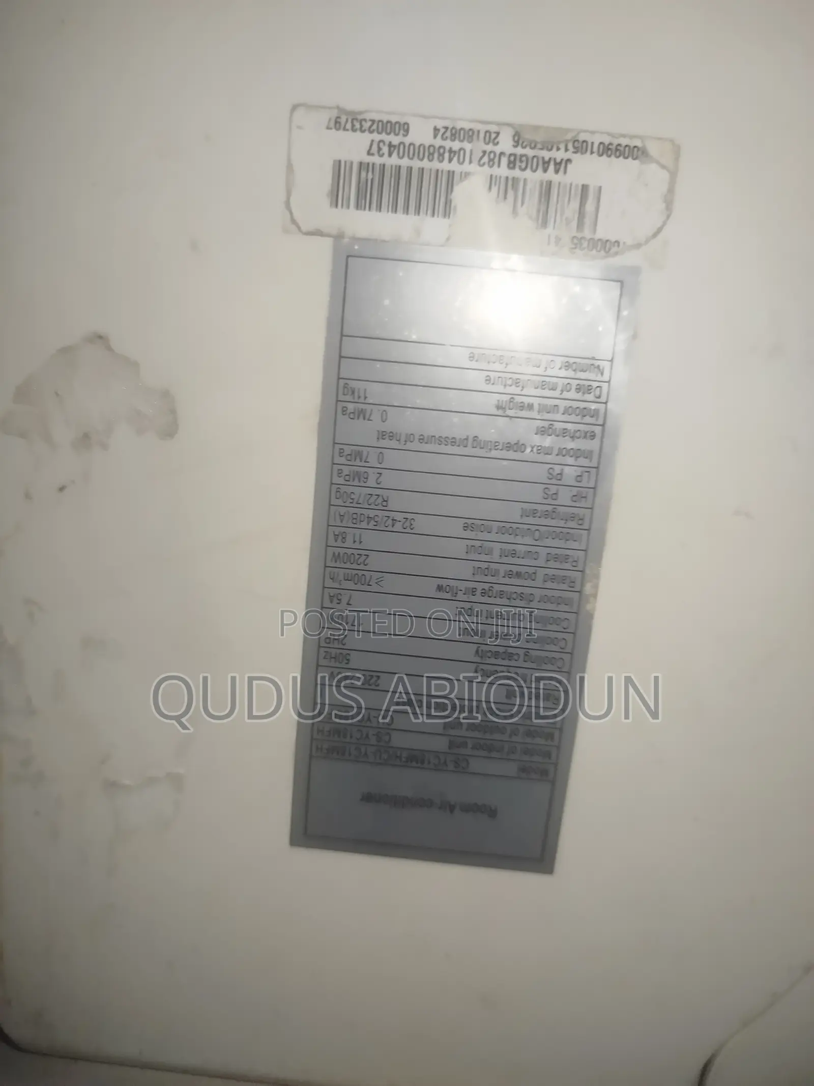 Panasonic 2HP Split AC