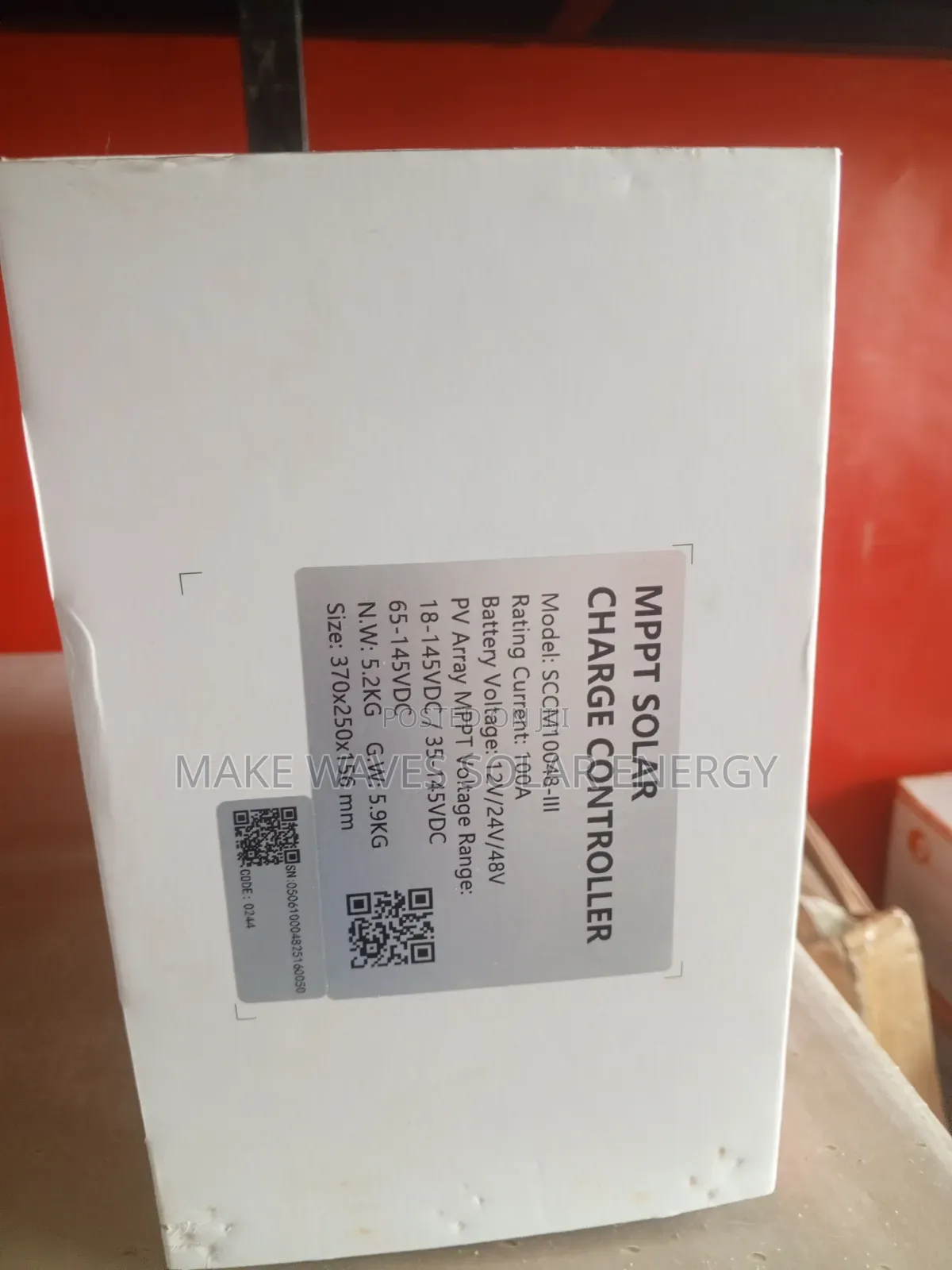 100A 48v MPPT Charge Controller Felicity