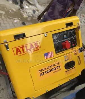 Original Atlas 15KVA Soundproof Diesel Generator – Fuel Efficient