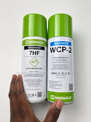 Magnaflux Magnavis 7HF Black and WCP-2 White Contrast Paint