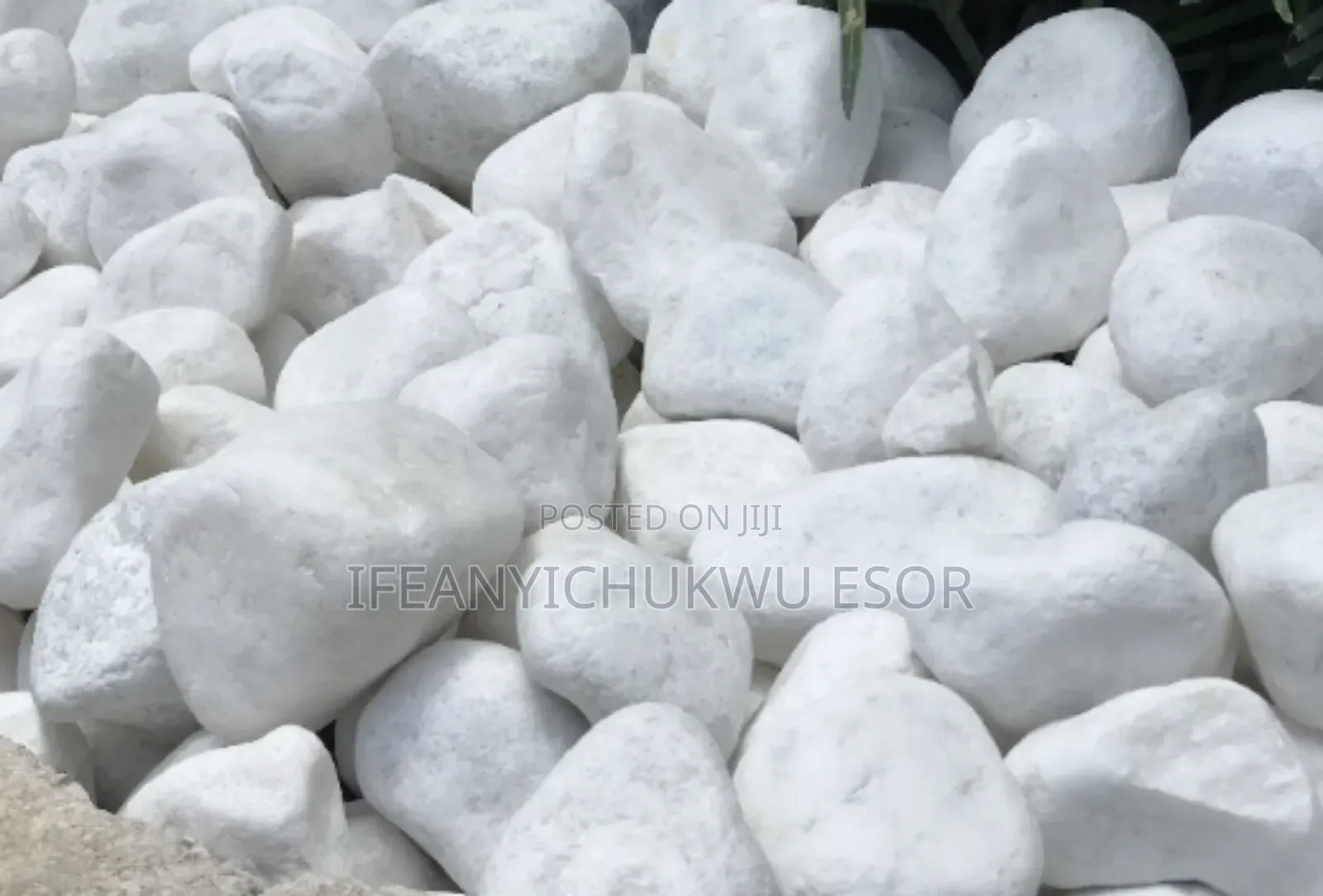 Sugar White Stones for Your Garden