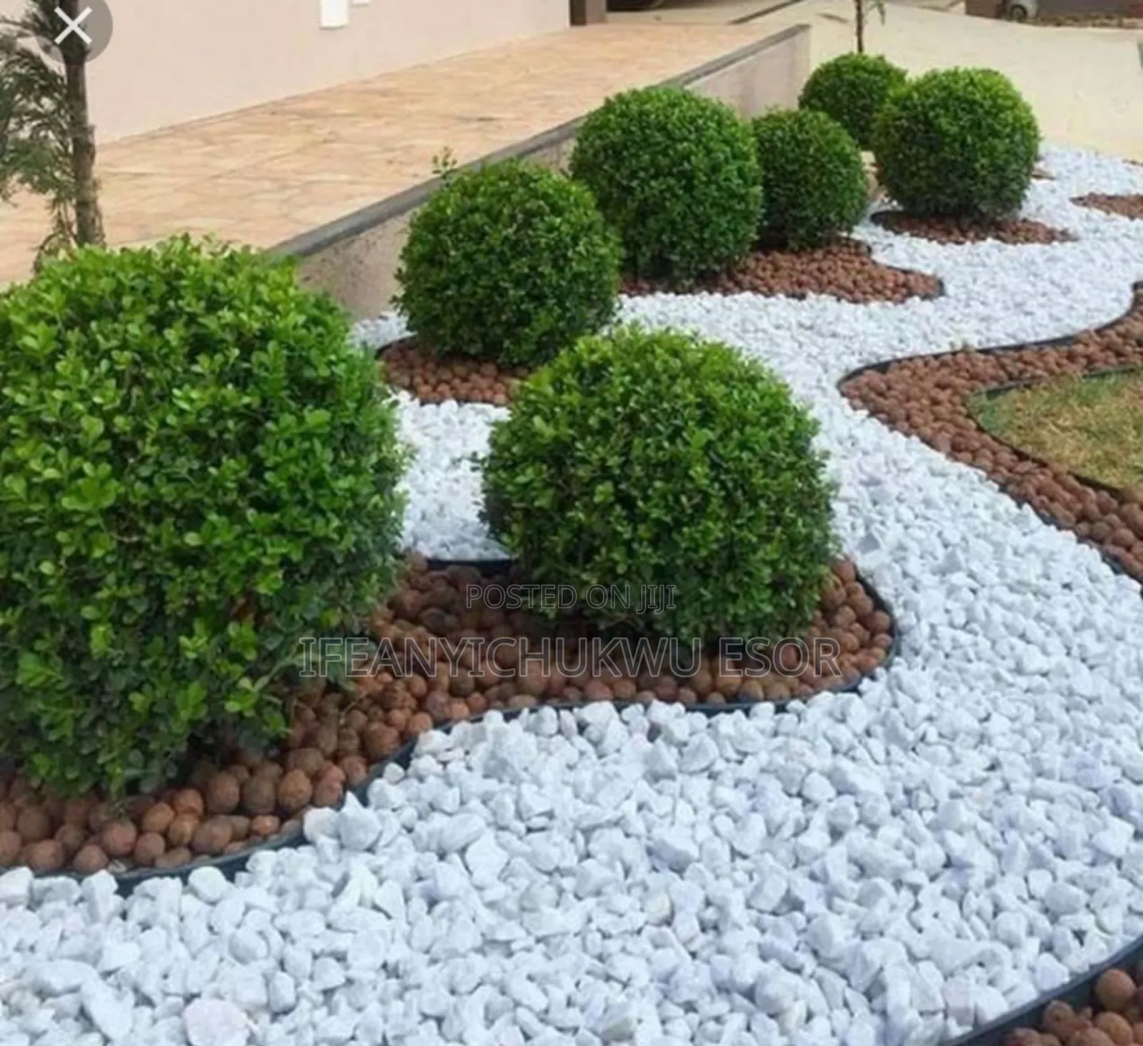 Sugar White Stones for Your Garden