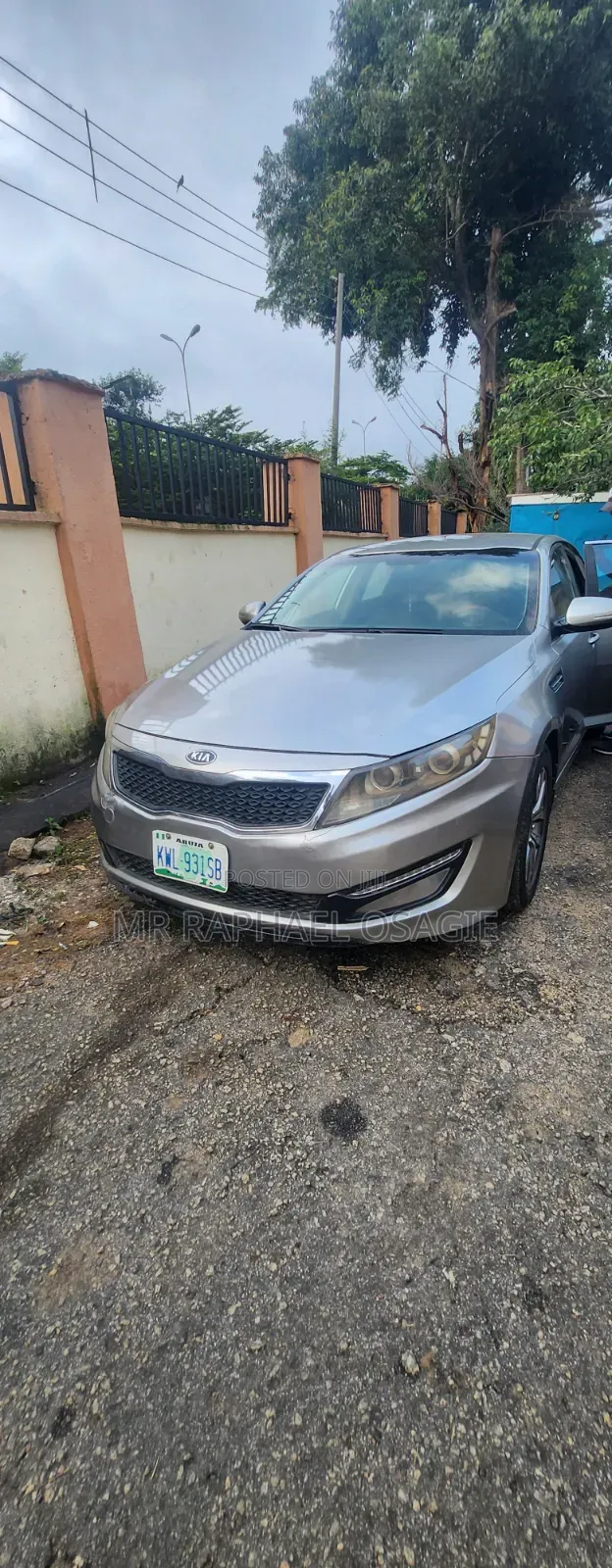 Kia K5 2011 Gray