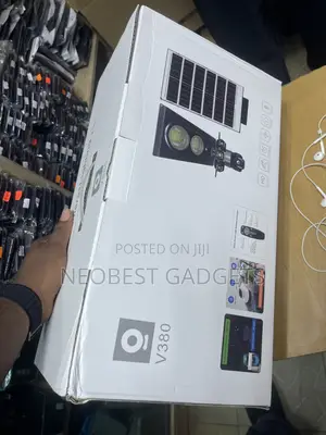 Brand New V380 AI Solar Camera With Lighting