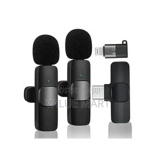 Dual Type-C Wireless Lapel Microphone