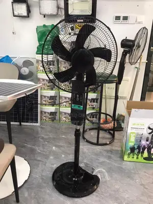 Rechargeable 16 Inches Solar Fan 7colour Light