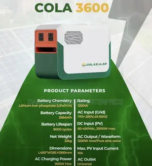 Cola 3600kwh Solar Generator