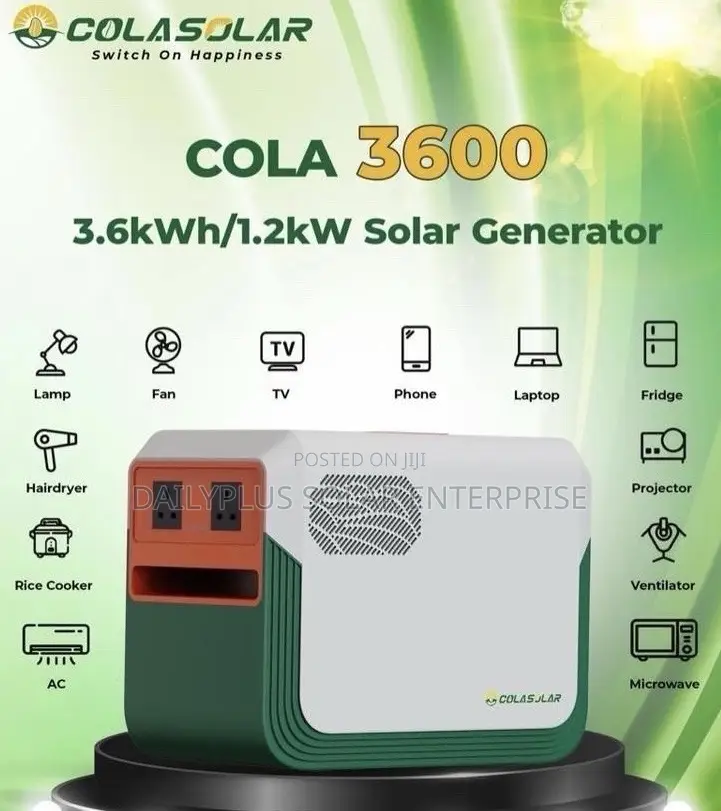 Cola 3600kwh Solar Generator