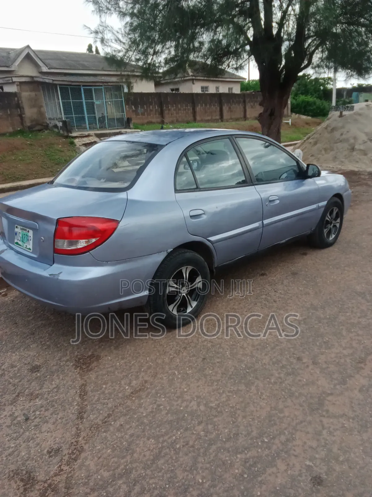 Kia Rio Sedan 2004 Gray