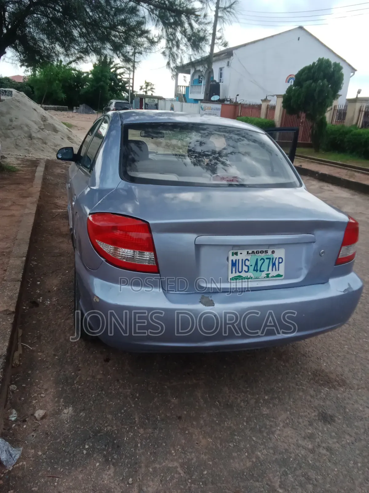 Kia Rio Sedan 2004 Gray