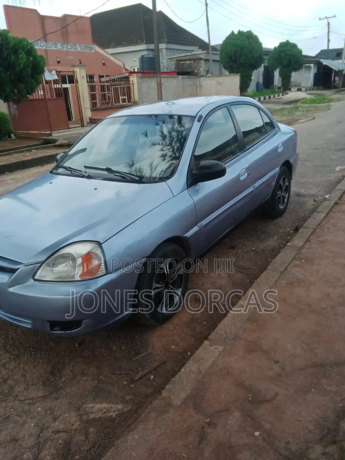 Kia Rio Sedan 2004 Gray