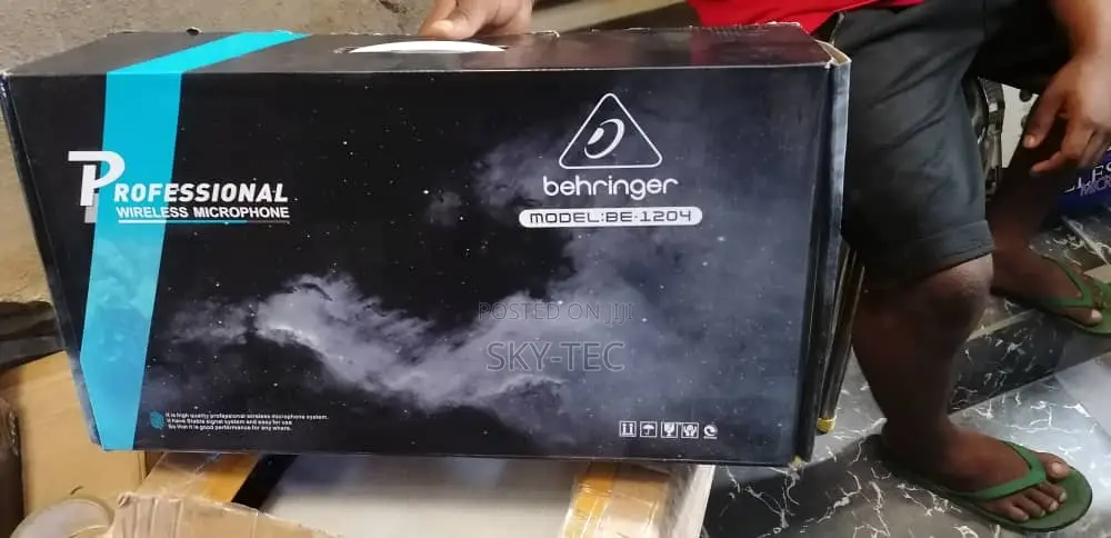 Original Behringer 4handles Wireless Microphone Model-Be1204