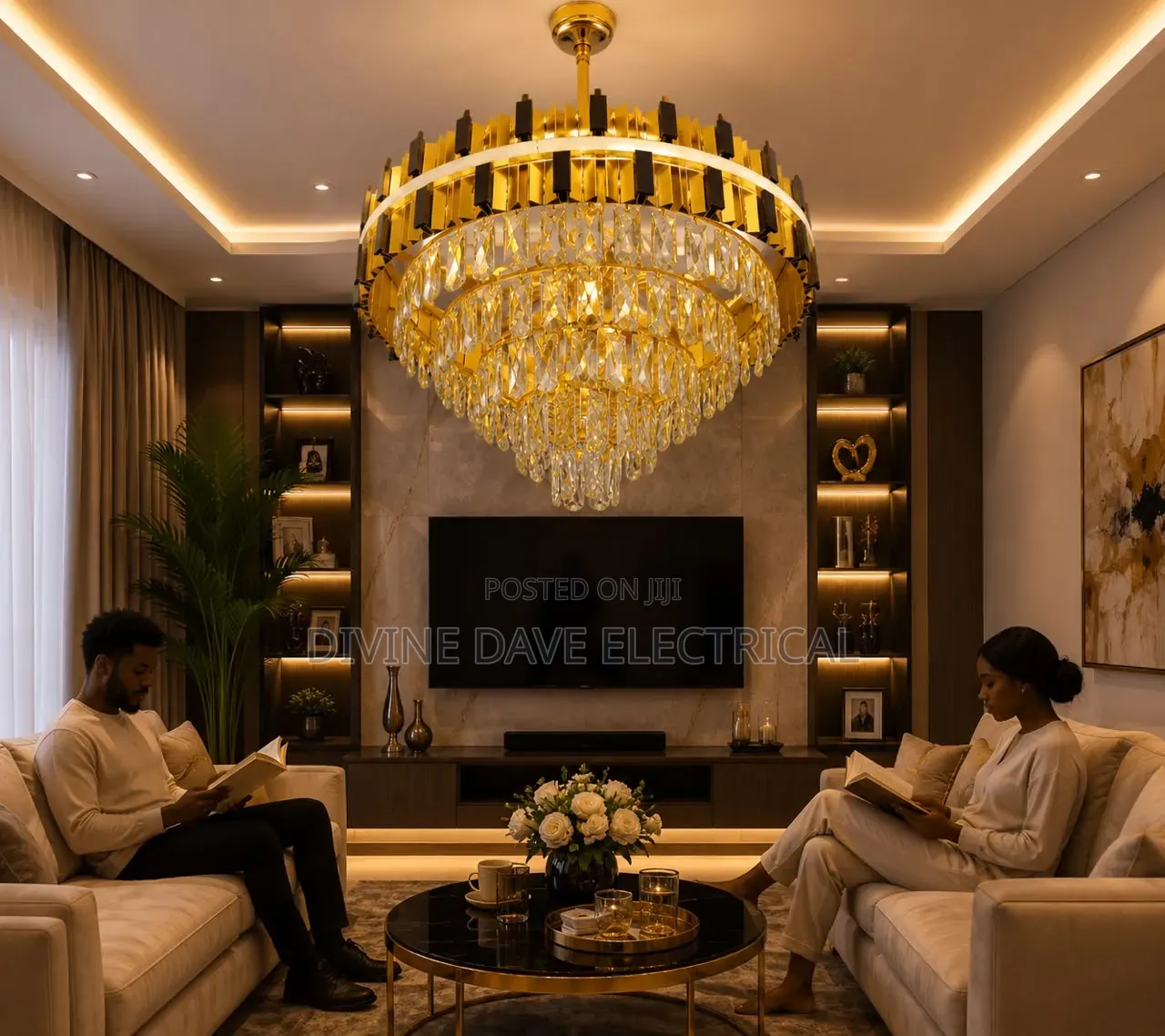 400mm Crystal Chandelier
