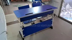 Double Seater School Desk and Chair (Imported High Quality)