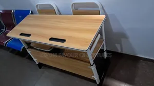 Double Seater School Desk and Chair Foreign.