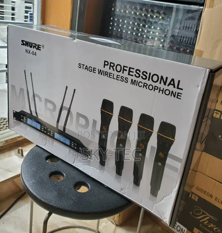 Original Shure 4handles Wireless Microphone Frequency Change Modelnx04