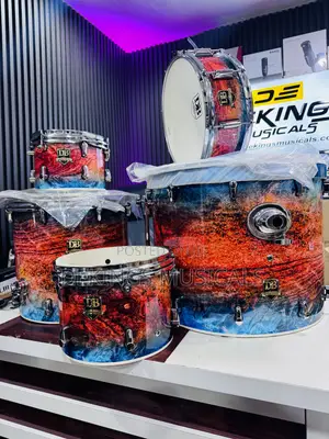 Drummer Boss C7S Professional Drum Set With 4-Cymbals and One Hi-Hart